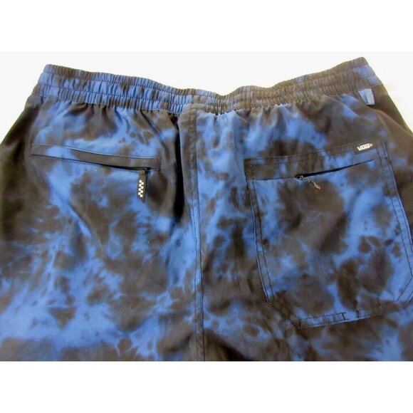 Vans Men's Voyage Volley 17" Swim Casual shorts True Navy Blue Black Tie Dye NWT - Picture 5 of 5